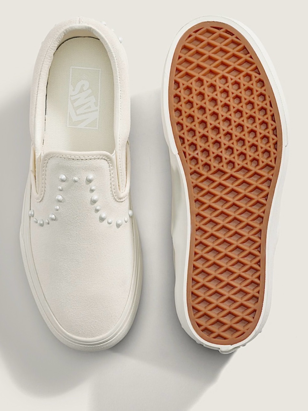 NWT Vans Pearl Platform Slip-On Sneakers – Size 9.5 (Marshmallow) (New in Box) - Picture 6 of 11